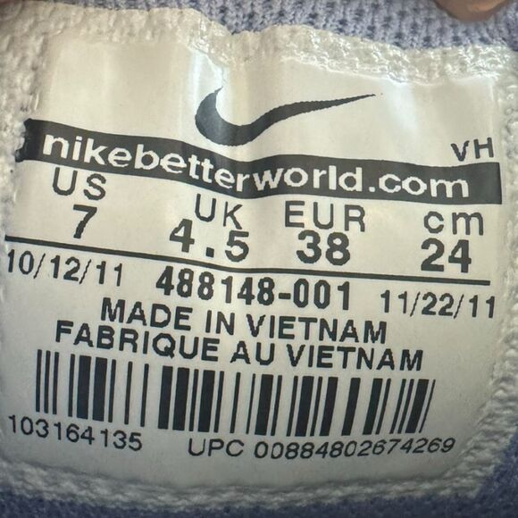 Nike Women's Revolution Black Purple Running Shoes Sneakers Size 7 - Picture 5 of 5